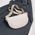 thumbnail image 4 of Bolso de hombro casual para mujer Bolso de cuero de PU Color sólido Bolso de moda para damas y niñas, 4 of 8