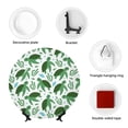 thumbnail image 4 of Cauagu Cartoon Turtle Print Bone China Decorative Plate, Wall Mount Plate Holiday Decor Decorative Ceramic Plates with Stand Elegant Household Plates Decorative-10in, 4 of 6