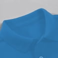 thumbnail image 6 of GiLiling Boys Short Sleeve Polo Shirts Cozy Collared Neckline Comfort Stretch Golf Shirt School Uniform (Blue, 11-12 Years), 6 of 9