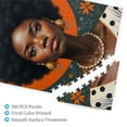 thumbnail image 3 of 500 Piece Jigsaw Puzzle For Adults Elegant Afro Woman In Polka Dots Challenging And Relaxing Puzzle Vibrant Artwork Great Gift Idea Home Decor, 3 of 7