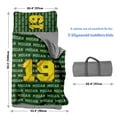 thumbnail image 6 of Kainsy Custom Toddler Nap Mat for Daycare - Evulum Kids Boys Sleeping Bag with Pillow and Blanket for Preschool Kindergarten, Personalized Name Nap Mats Softball Green, 6 of 9