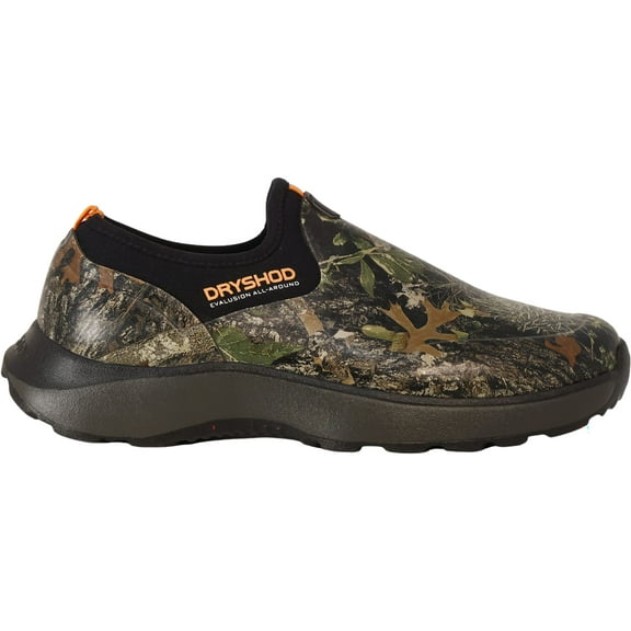 Dryshod Evalusion All Around Camo Shoe, Men's Size 14, 100% Waterproof, Lightweight, Breathable, Slip-On, EVA Outsole, Ideal for Wet/Muddy Conditions (EVA-MS-CM-Hunting)