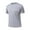 Gray, variant on Men's T-Shirts Dry Fit Short Sleeve Workout Athletic Casual Gym Running Tee Fishing Tops Rash Guard Shirts