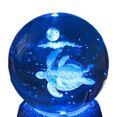 thumbnail image 2 of Bsvklp Cristal Tallada en 3D Nocturna Enchufe USB Adorno (tortuga Marina), 2 of 6