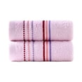 thumbnail image 2 of Naittoop 4 Pack Cotton Hand Towels for Bathroom,Soft Absorbent Decorative Hand Towel Set for Bathroom,Kitchen,Beauty,Spa,Gym,Household face Towel,Highly Absorbent Towels,13x28.7 in Pink, 2 of 6