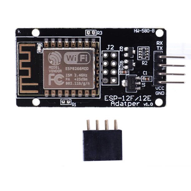 Módulo adaptador WiFi ESP8266 ESP-12F, piezas de redes de sensores de 5V (con ESP-12F)