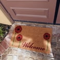 thumbnail image 5 of Rubber-Cal Field of Red Daisies – A Welcome Flower Mat 15mm 18" X 30", 5 of 6