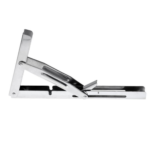 Soportes De Estante Plegables De 12 Pulgadas - Soporte De Triángulo De Estante De Servicio Para Barco Marino De Banco Plegable De Trabajo Macarena Soporte de estante de banco plegable