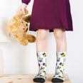 thumbnail image 5 of Fuzoiu French Bulldog With Coffee Cup Print Kids Socks For Boys Girls,Grip Crew Socks with Non Slip,Lightweight Stretch Crew Socks,Toddlers Crew Boot Socks, 5 of 5
