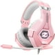 thumbnail image 2 of Ozeino [2024 nuevo] Auriculares para juegos para PS4, PS5, PC, controlador Xbox One, auriculares supraaurales con cancelación de ruido con micrófono, luz LED, sonido envolvente de graves, orejeras con, 2 of 4