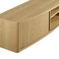 thumbnail image 7 of Modway Resonance 60" Wall-Mount TV Stand in Oak, 7 of 7