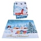 thumbnail image 2 of Tapiz navideño para colgar en la pared, diseño de muñeco de nieve navideño, para sala de estar, 200 x 150 cm, 2 of 14