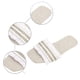 thumbnail image 5 of Bmisegm Women Sandals Fashionable New Pattern Color Block Square Toe Open Toe Breathable Flat Bottom Comfortable Summer Casual Beach Shoes Womens Sandals Summer Beige 9, 5 of 9