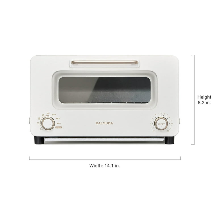 BALMUDA The Toaster Pro | Steam Oven Toaster | Compact 14.1″W