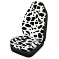 thumbnail image 5 of Jeiento Cow Print Car Seat Cover Front Car Seats Protector 1 PCS Vehicle Cushion Covers Bucket Seats Protector Washable Universal Fit Most Cars SUV Van RV Truck, 5 of 6