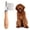 Dematting Rake Large, variant on Dog Dematting Comb, Deshedding Undercoat Rake, Dog Comb for Detangling and Shedding, Detangler Brush For Grooming [We Love Doodles]