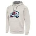 thumbnail image 2 of Men's Antigua Cream Colorado Avalanche Big Logo Victory Pullover Hoodie, 2 of 3