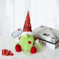 thumbnail image 3 of Muñeca monstruo de pelo verde, muñeca enana sentada, muñeca sin rostro de pelo verde con barba larga, Grinch, decoración navideña, 3 of 4