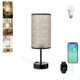thumbnail image 2 of Lámpara de mesa YIDPU con control táctil y puertos USB-A y USB-C, LED de 3 colores, 2 of 9