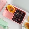 thumbnail image 4 of Bouanq Bento Lunch Box Bento Box for Adult Thermal Insulation Leak Proof Bento Boxes Stainless Steel Liner Lunch Containers, Lunch Box with Tableware Set for Picnic Office, 4 of 5