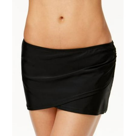 Island Escape Paradise Skirtini Black Swimwear Bottom 6, 10