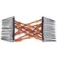 thumbnail image 3 of Peigne extensible à perles magiques pour femmes et filles, épingle à cheveux extensible, couleur café, 3 of 3