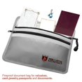 thumbnail image 3 of 6X Fireproof Document Bag,Waterproof and Fireproof Money Bag with Zipper,Fireproof Safe Storage Pouch for Passport ., 3 of 7