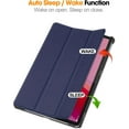 thumbnail image 2 of elitegadget Case for Lenovo Tab M11 (2023) TB-330FU / Lenovo Xiaoxin Pad 2024 11 inch TB-331FC - Lightweight Tri-Fold Stand Shell Case Cover + 1 Stylus (Navy Blue), 2 of 5