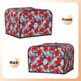 thumbnail image 3 of Haiem Leaves And Flowers Print Toaster Covers 4 Slice Wide Slot,Bread Dust Cover & Fingerprint Protection,Bread Machine Cover,Appliance Covers, 3 of 7