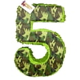 thumbnail image 1 of APINATA4U 20" Tall Green Camouflage Number Five Piñata…, 1 of 3