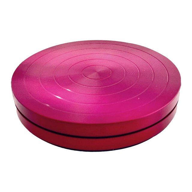 Tabla de ballet giratoria, equipo de ejercicio para animadoras y patinadoras artísticas principiantes Rosa roja 12cm