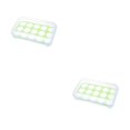 thumbnail image 1 of Moyic Caja de almacenamiento de huevos Cajas de mantenimiento fresco Organizador Porta huevos de plástico Verde 2Conjunto, 1 of 6