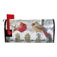thumbnail image 3 of Ryvnso Mailbox Cover Cardinals in Winter Magnetic Mailbox Wrap Standard Size 21x18 Inch, 3 of 8