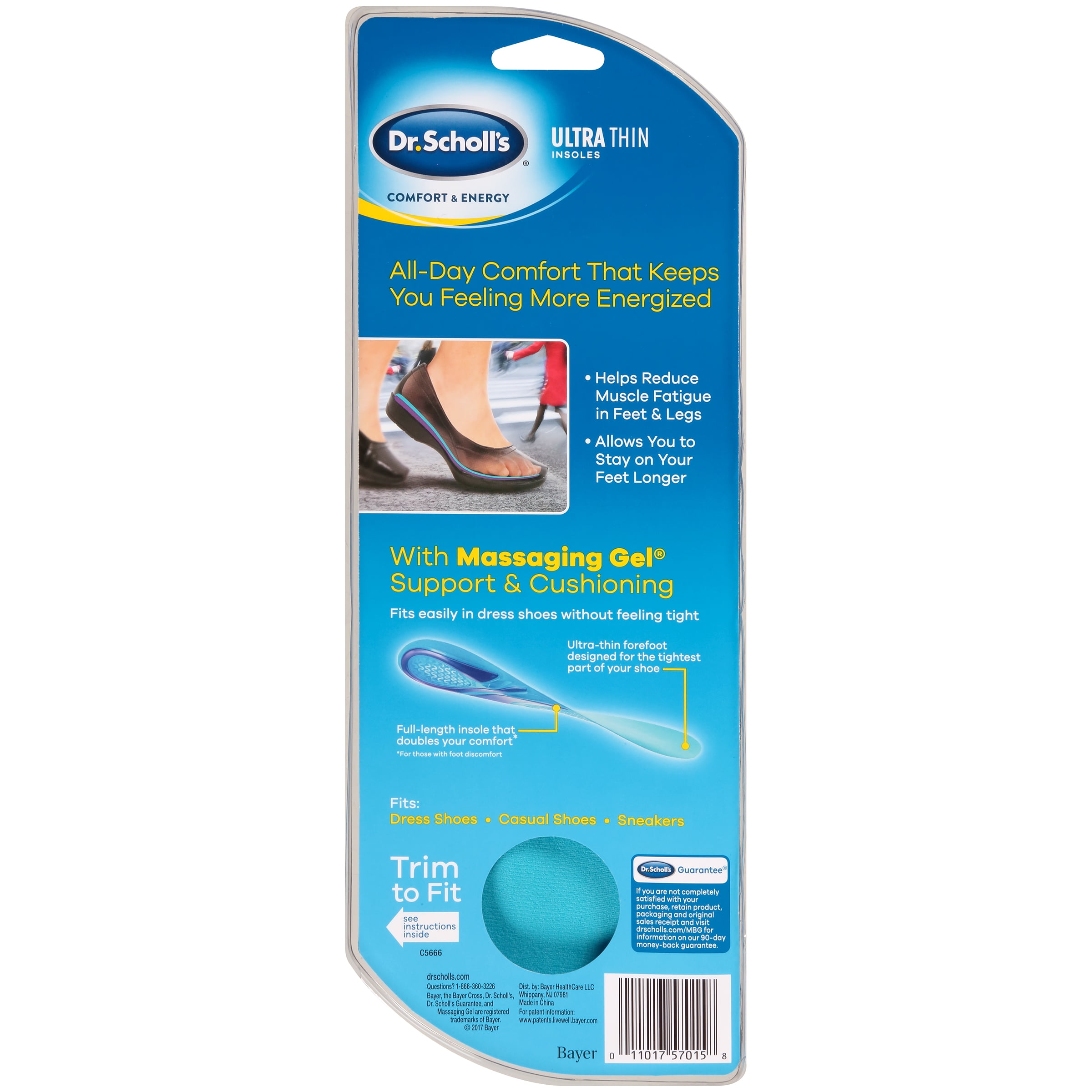 dr scholl's ultra thin insoles