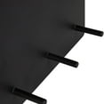 thumbnail image 3 of Kate and Laurel Mezzo Magnetic Metal Wall Organizer with Hooks, 15 x 24, Black, Wall Organization, 3 of 10