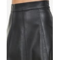 thumbnail image 4 of Falda midi vinipiel color Negro AMAD Casual para mujer talla L, 4 of 5