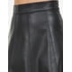thumbnail image 4 of Falda midi vinipiel color Vino AMAD Casual para mujer talla M, 4 of 5