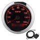 thumbnail image 1 of Velocímetro GPS de 3,3 pulgadas 0-160 MPH/H Indicador de velocidad con retroiluminación IP67 Impermeable para automóvil RV Barco Yate Esfera negra, 1 of 20