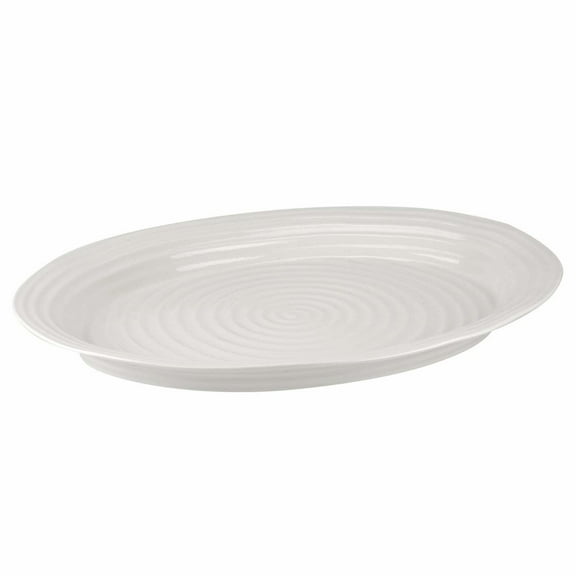 Portmeirion Sophie Conran Porcelain Oval Turkey Platter, 20 Inch - White