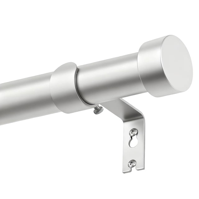 Barra de Cortina KAMANINA Plateada Ajustable 83-305 cm