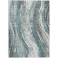 thumbnail image 2 of Addison Rugs Chantille Indoor/Outdoor Transitional Swirls Teal Washable Rectangle Rug, 3' x 5', 2 of 6