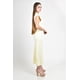 thumbnail image 2 of Vestido midi con detalle drapeado Roman Fashion /Juvenil, 03251 (Amarillo) amarillo G, 2 of 5