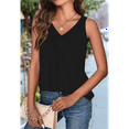 thumbnail image 3 of Women'S V-Neck Sleeveless Vest Black XXL, 3 of 4