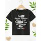thumbnail image 2 of MOM ATTITUDE Print Boys T-shirt, Kids Summer Comfy Top, Children Versatile Outdoor Clothing, 2 of 6