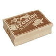 thumbnail image 1 of Florida Sunshine Mockingbird Orange Blossom Dolphin United States Rectangle Rubber Stamp Stamping Scrapbooking Crafting - Small 1.7in, 1 of 7