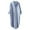 Blue, variant on Womens Elegant Casual Summer Spring Button Down Front Long Sleeve Maxi Dress Long Cardigan Cover Ups Shirt Dresses