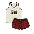 thumbnail image 3 of LazyOne Matching Pajamas for Women, Cute Pajama Shorts and Tank Top Set (Sleep in the Wild, Large), 3 of 7