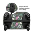 thumbnail image 3 of Goofa Retro Bunny Floral Pattern Luggage Covers For Suitcase,Suitcase Cover Protector Fit 18-32 Inch Luggage-Small, 3 of 9