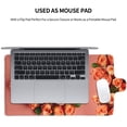 thumbnail image 3 of Pobuds Leather Laptop Sleeve, Padded Case, Thin Portable, Versatile Bag - Compatible with most 13 inch laptops for MacBook Pro 13 inch 2016 or later, MacBook Air 13,14 - Horizontal, Roses Heart Shape, 3 of 5