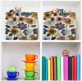 thumbnail image 6 of Yayeee Canvas Storage Basket with Handles for Shelves Fabric Bins Closet Organizer, Colorful Floral, 6 of 8
